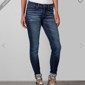 Buckle Black skinny jeans